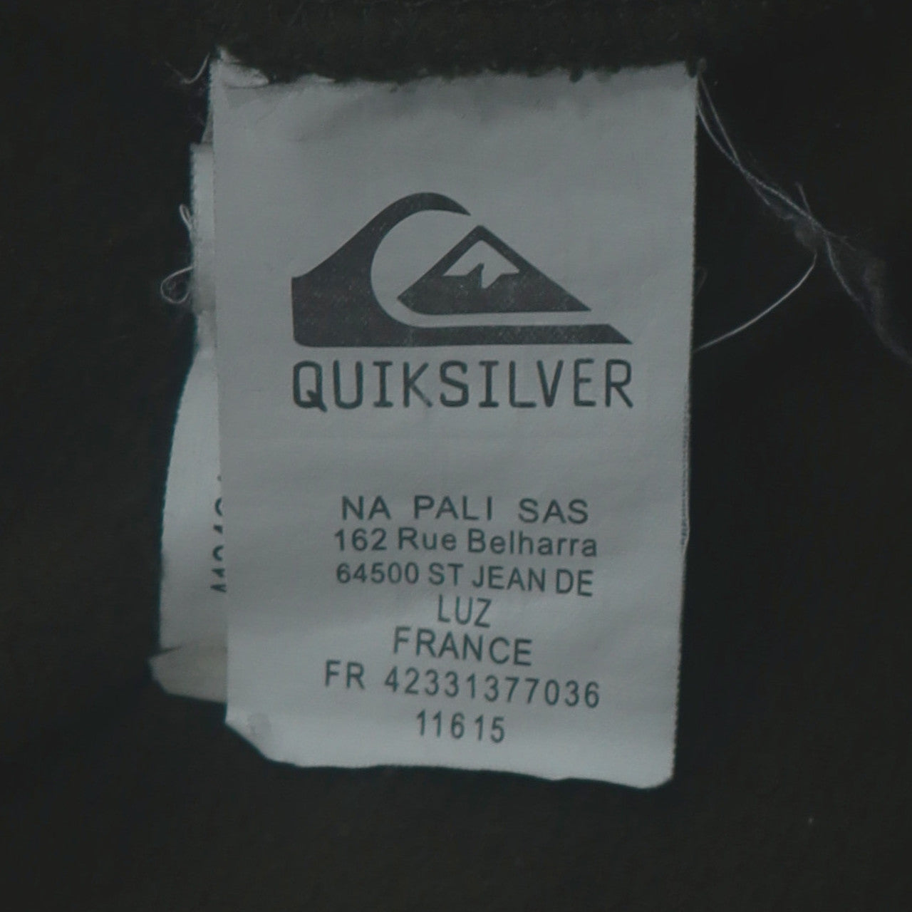 Quiksilver Mens Green Pullover Hoodie L Logo Graphic Sweatshirt