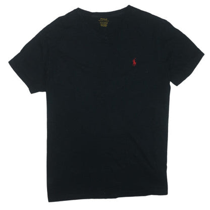 Ralph Lauren Men’s Black V-Neck Short Sleeve T-Shirt Size L