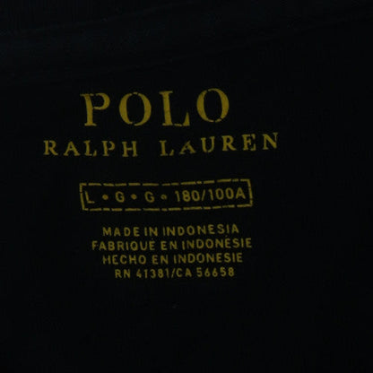 Ralph Lauren Men’s Black V-Neck Short Sleeve T-Shirt Size L