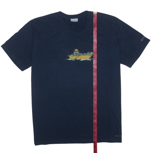 Columbia Men's Blue XL Outdoor Fishing Graphic T-Shirt