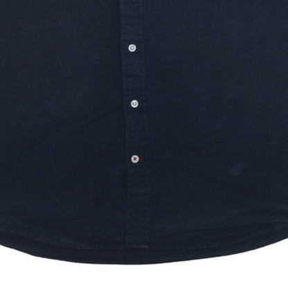 Tommy Hilfiger Men’s Blue 2XL Classic Fit Short Sleeve Button-Up Shirt