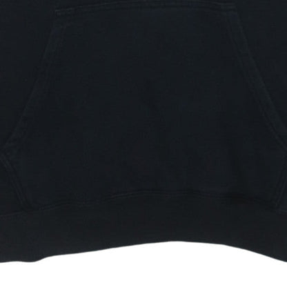 Champion Men's Black Pullover Hoodie L Regular Fit Logo Fleece