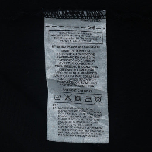 Adidas Men's Black Logo Sports T-Shirt Size M
