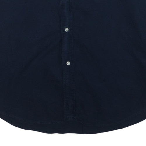 Ralph Lauren Men's Blue Classic Fit Cotton Button-Down Shirt 2XL