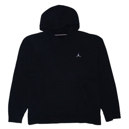 Jordan Unisex Black XXL Pullover Hoodie Fleece Cotton Blend