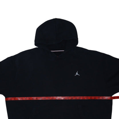 Jordan Unisex Black XXL Pullover Hoodie Fleece Cotton Blend