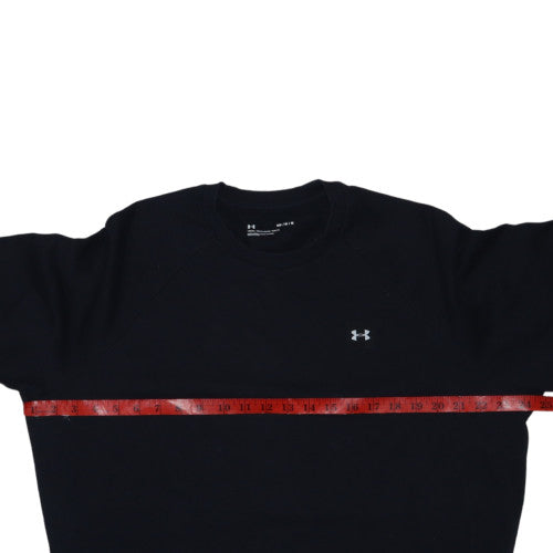 Under Armour Men's Black M Crew Neck Fleece Sweatshirt