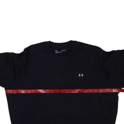 Under Armour Men's Black M Crew Neck Fleece Sweatshirt