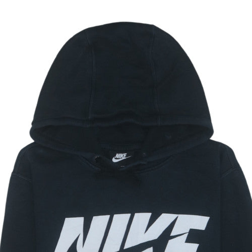 Nike Men's Black Pullover Hoodie S Logo Fleece Sportswear