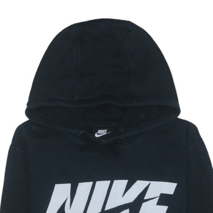Nike Men's Black Pullover Hoodie S Logo Fleece Sportswear