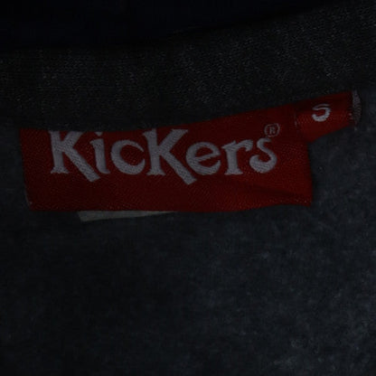 Kickers Men's Grey Pullover Hoodie S Logo Graphic Print