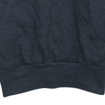 Kickers Men's Grey Pullover Hoodie S Logo Graphic Print