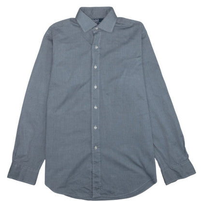 Polo Ralph Lauren Men’s Grey Classic Fit Button-Up Shirt Size 16