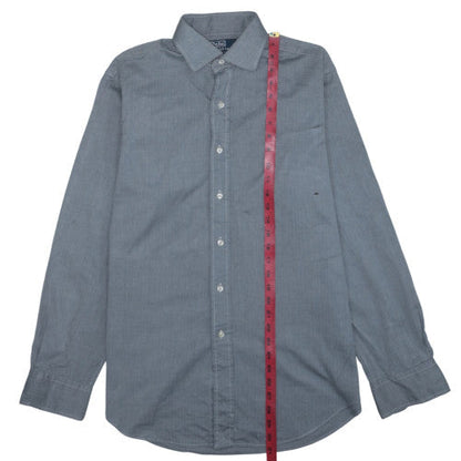 Polo Ralph Lauren Men’s Grey Classic Fit Button-Up Shirt Size 16