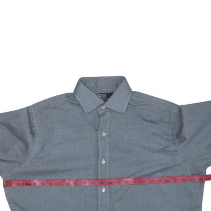 Polo Ralph Lauren Men’s Grey Classic Fit Button-Up Shirt Size 16