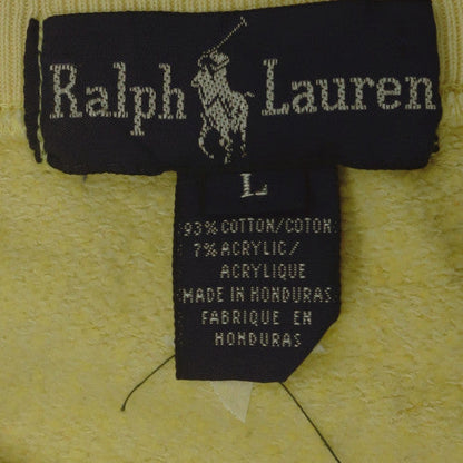 Ralph Lauren Men’s Beige Cotton Pullover Sweatshirt L Crew Neck