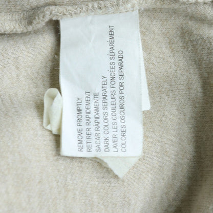 Chaps Men’s Beige 1/4 Zip Mock Neck Pullover Sweatshirt L