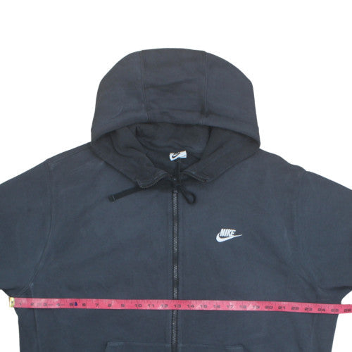 Nike Men's Black XL Full Zip Fleece Hoodie Sweatshirt