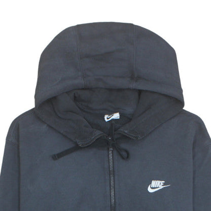 Nike Men's Black XL Full Zip Fleece Hoodie Sweatshirt