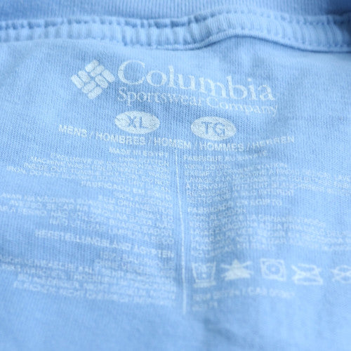 Columbia Men's Blue XL Short Sleeve Graphic Outdoor T-Shirt