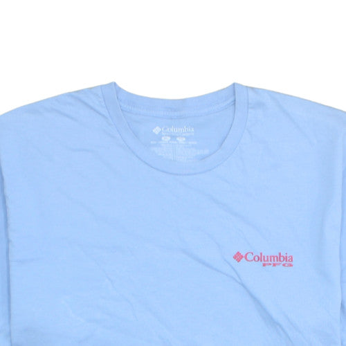 Columbia Men's Blue XL Short Sleeve Graphic Outdoor T-Shirt