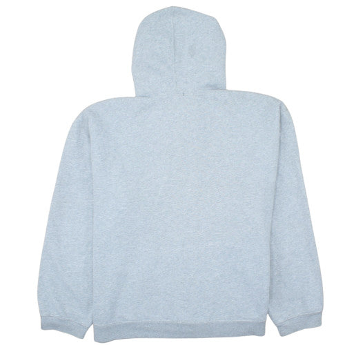 GAP Mens Grey XL Pullover Hoodie Logo Sweatshirt Cotton Blend