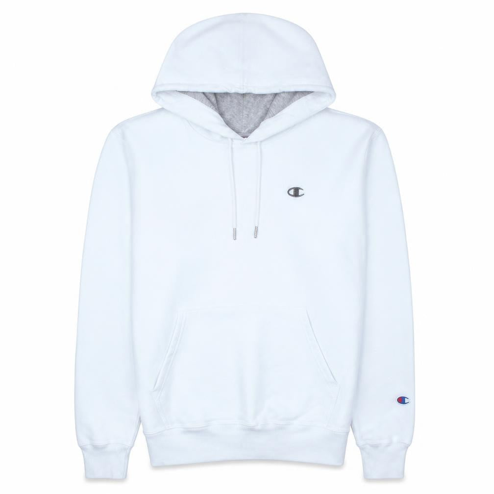 Champion Men's White Pullover Hoodie Size S Regular Fit