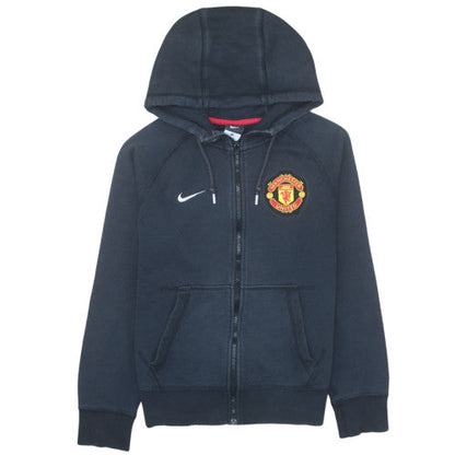 Nike Men’s Black Full Zip Hoodie Manchester United Size M