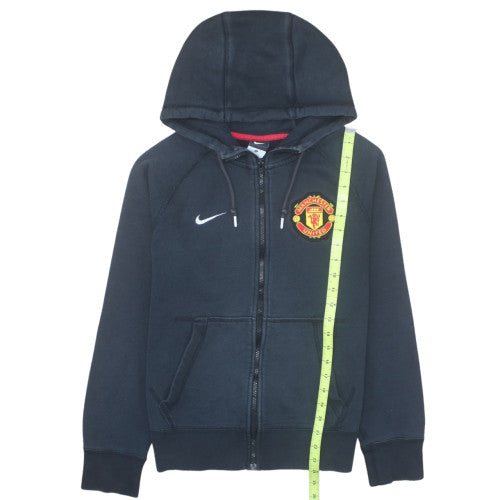 Nike Men’s Black Full Zip Hoodie Manchester United Size M