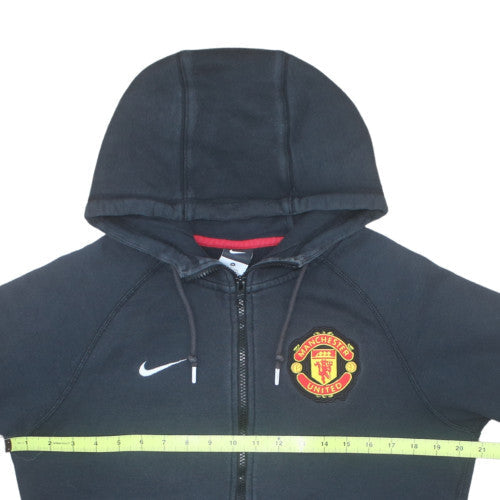 Nike Men’s Black Full Zip Hoodie Manchester United Size M