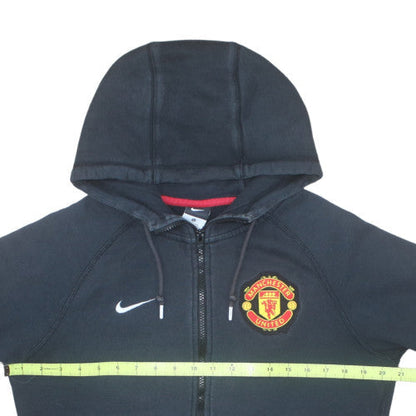 Nike Men’s Black Full Zip Hoodie Manchester United Size M