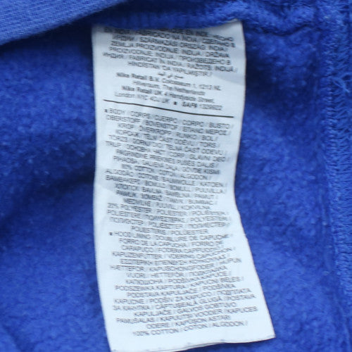 Nike Men's Blue Pullover Hoodie Sweatshirt M Sports Fleece
