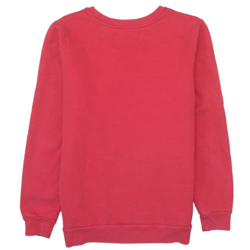 Calvin Klein Jeans Men's Red Small Pullover Logo Sweatshirt