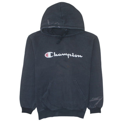 Champion Men's Black Pullover Hoodie L Embroidered Logo Sportswear