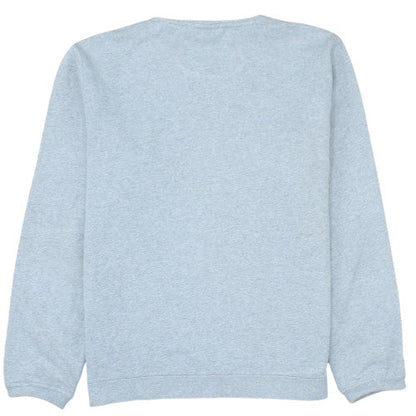 Nike Men's Grey Logo Crew Neck Sweatshirt Size M