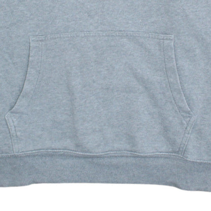 GAP Men’s Grey Pullover Hoodie Large Logo Fleece Sweatshirt