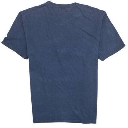 Tommy Hilfiger Men's Blue XL Denim Logo Short Sleeve T-Shirt