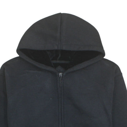 Dickies Womens Black Full Zip Hoodie Medium Fleece Lined Workwear