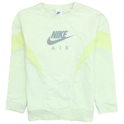Nike Girls Green Air Logo Pullover Sweatshirt L 146-156cm