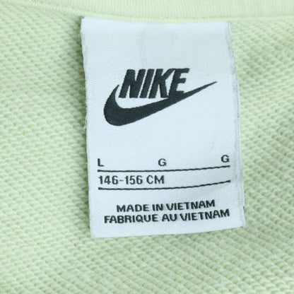 Nike Girls Green Air Logo Pullover Sweatshirt L 146-156cm