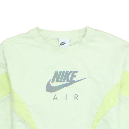 Nike Girls Green Air Logo Pullover Sweatshirt L 146-156cm