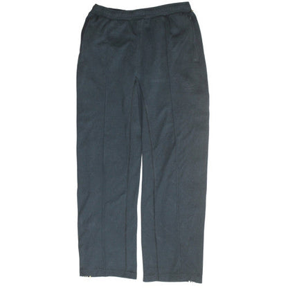 Umbro Men's Black L Fleece Track Pants with Side Stripe