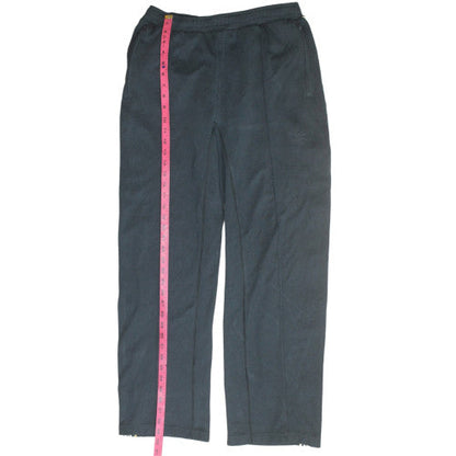 Umbro Men's Black L Fleece Track Pants with Side Stripe