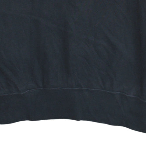 Champion Mens Black Logo Pullover Sweatshirt Size L Regular Fit