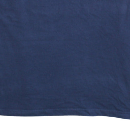 Russell Athletic Mens Blue XL V-Neck Cotton T-Shirt