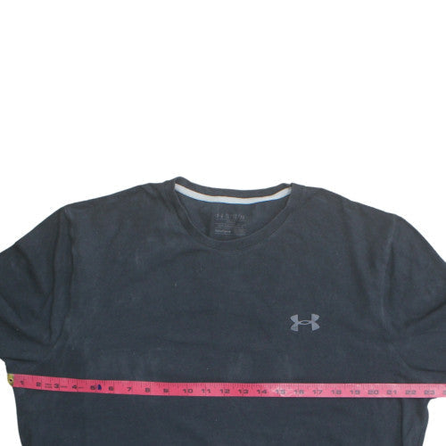 Under Armour Men's Black Long Sleeve Crew Neck Regular Fit T-Shirt XL