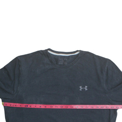 Under Armour Men's Black Long Sleeve Crew Neck Regular Fit T-Shirt XL