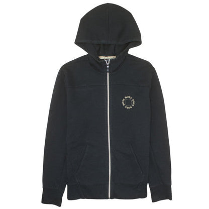 Hugo Boss Men's Black Full Zip Hoodie Size M Classic Logo