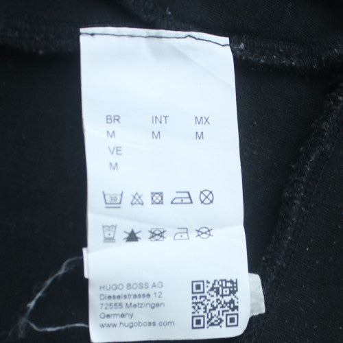 Hugo Boss Men's Black Full Zip Hoodie Size M Classic Logo