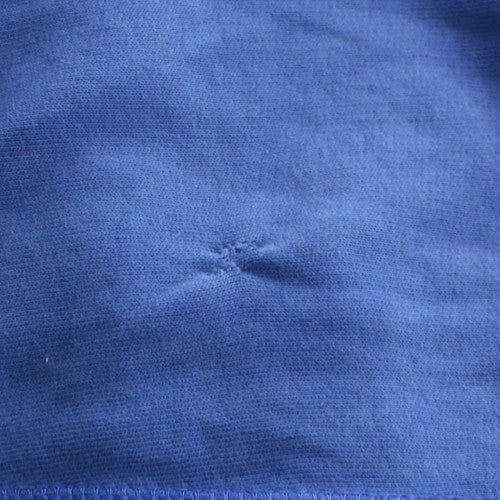 Ralph Lauren Men's Blue Full Zip Hoodie Size M Fleece Cotton Blend